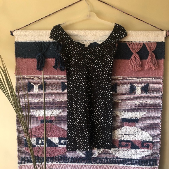 Divided polka dot bodycon dress - Picture 1 of 3